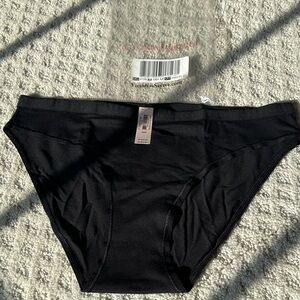 Victoria's Secret Seamless Cotton Black Panties